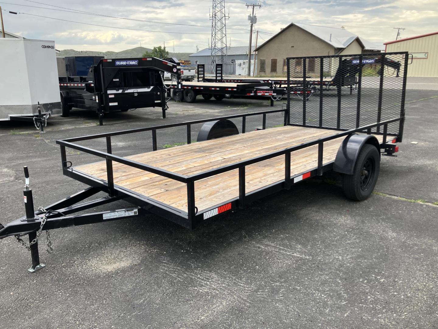 2022 , located at 310 West 1st Ave, Big Timber, MT, 59011, (406) 901-0517, 45.833511, -109.957809 - Slightly Used 2022 Workhorse 7 x 14 Tube Top Utility, 3.5k GVW, 4' tall rear mesh ramp gate, tube frame construction, tube crossmembers, 3k jack, 15" radial tires, 2" ball coupler. Optional spare tire - $150.00. The BEST Trailers at the BEST Price!!! - Photo#0