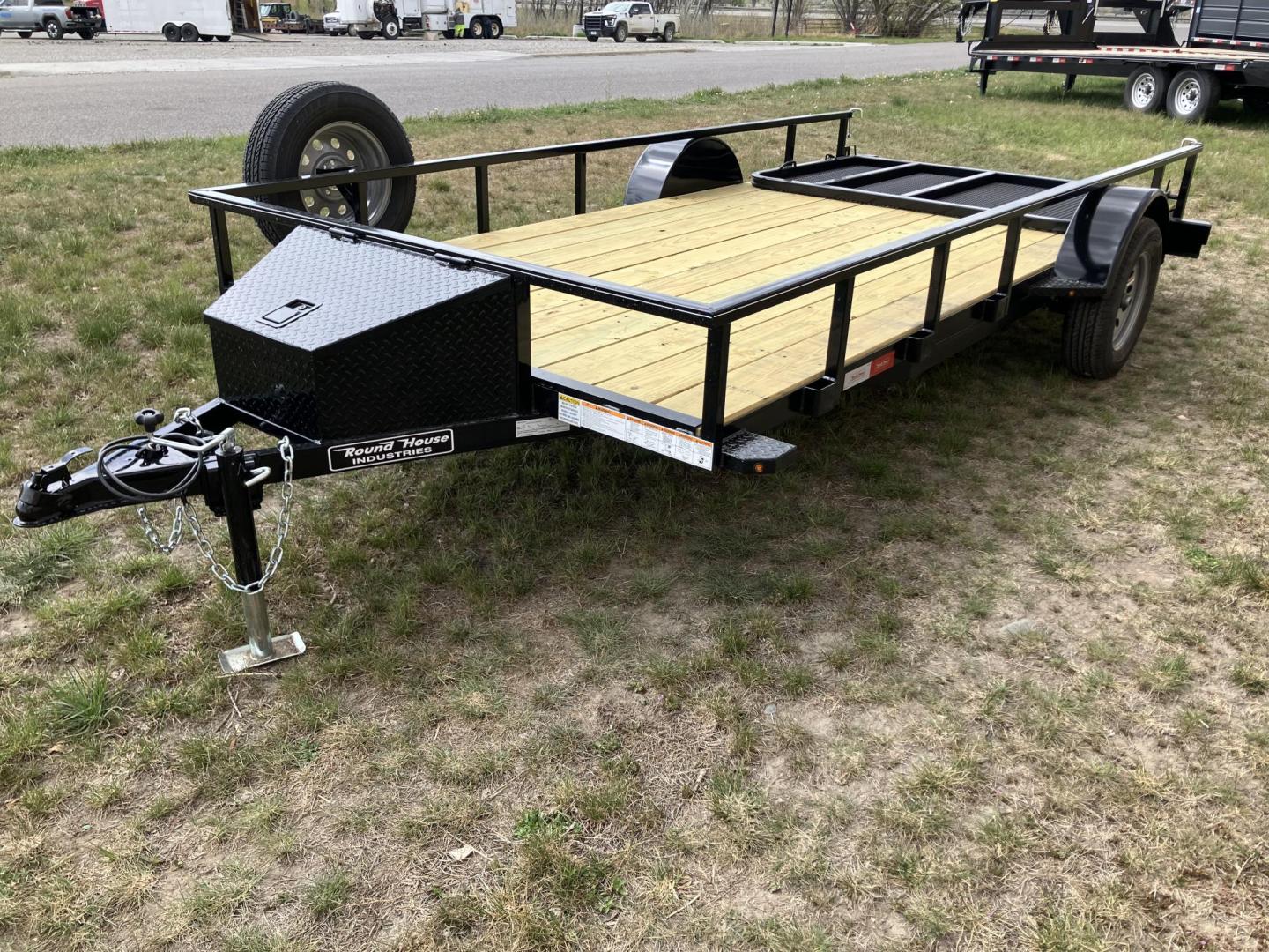 2026 , located at 40 Big Timber RD, Big Timber, MT, 59011, (406) 901-0517, 45.836796, -109.943535 - New RHI 78" x 14 Utility, 3.5k axle, (3) position rear gate, 1-1/2" x 1-1/2" tube uprights, 2" x 1-1/2" tube - top rail, treated wood deck, all lights LED, 15" radial tires, spare with spare mount, 2" coupler, swivel jack, safety chains, primed and painted with PPG. Made with high quality US steel! - Photo#3
