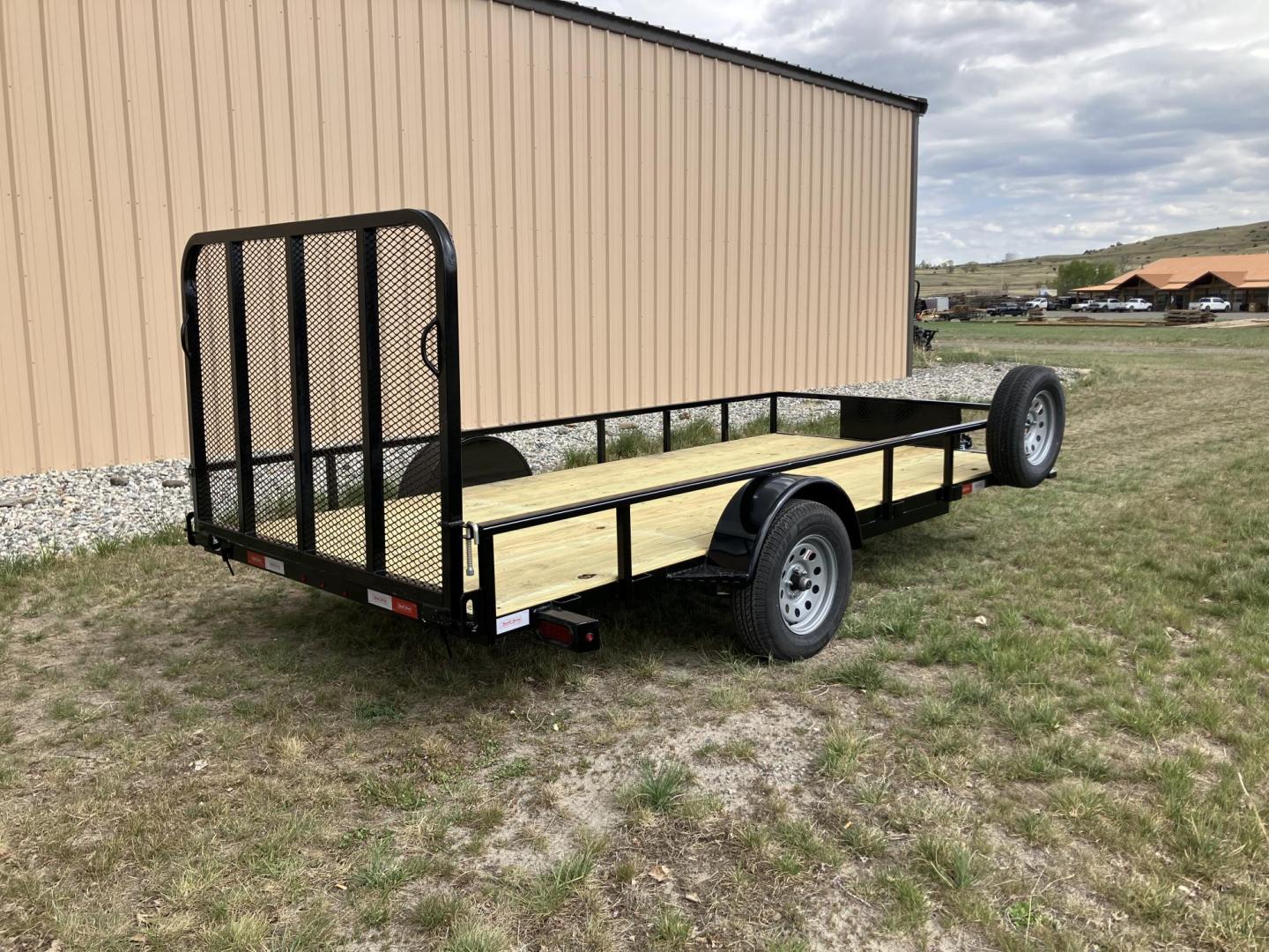 2026 , located at 40 Big Timber RD, Big Timber, MT, 59011, (406) 901-0517, 45.836796, -109.943535 - New RHI 78" x 14 Utility, 3.5k axle, (3) position rear gate, 1-1/2" x 1-1/2" tube uprights, 2" x 1-1/2" tube - top rail, treated wood deck, all lights LED, 15" radial tires, spare with spare mount, 2" coupler, swivel jack, safety chains, primed and painted with PPG. Made with high quality US steel! - Photo#4