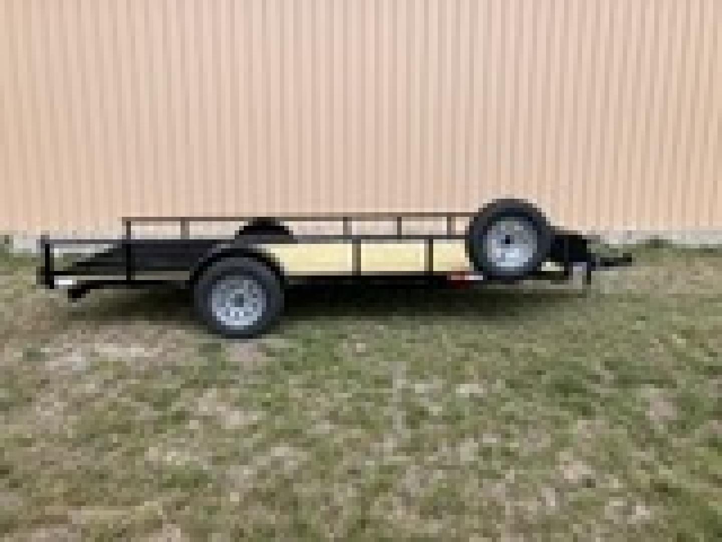2026 , located at 40 Big Timber RD, Big Timber, MT, 59011, (406) 901-0517, 45.836796, -109.943535 - New RHI 78" x 14 Utility, 3.5k axle, (3) position rear gate, 1-1/2" x 1-1/2" tube uprights, 2" x 1-1/2" tube - top rail, treated wood deck, all lights LED, 15" radial tires, spare with spare mount, 2" coupler, swivel jack, safety chains, primed and painted with PPG paint. Made with high quality US s - Photo#1