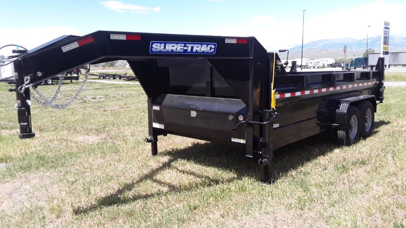 2022 Black SureTrac 7 x 14 LoPro Dump , located at 310 West 1st Ave, Big Timber, MT, 59011, (406) 860-8510, 45.833511, -109.957809 - Photo #8