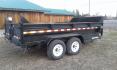 2025 Black SureTrac 7 x 14 LoPro Dump , located at 310 West 1st Ave, Big Timber, MT, 59011, (406) 901-0517, 45.833511, -109.957809 - SURE-TRAC 7 x 14 HD LO PRO DUMP TRAILER, 14K GVW, TELESCOPIC HOIST, UNDERBODY TOOL STORAGE BOX, STAKE POCKETS ON SIDE, MESH TARP, 110 VOLT BATTERY CHARGER, SIDE STEP, EZ LUBE HUBS, HD SLIPPER SPRING SUSPENSION, 16" RADIAL 10 PLY TIRES, BRAKES BOTH AXLES, SPREADER-BARN DOOR REAR GATE, REAR RAMPS, 10 - Photo#3
