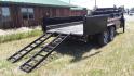 2025 Black SureTrac 7 x 14 LoPro Dump , located at 310 West 1st Ave, Big Timber, MT, 59011, (406) 901-0517, 45.833511, -109.957809 - SURE-TRAC 7 x 14 HD LO PRO DUMP TRAILER, 14K GVW, TELESCOPIC HOIST, UNDERBODY TOOL STORAGE BOX, STAKE POCKETS ON SIDE, MESH TARP, 110 VOLT BATTERY CHARGER, SIDE STEP, EZ LUBE HUBS, HD SLIPPER SPRING SUSPENSION, 16" RADIAL 10 PLY TIRES, BRAKES BOTH AXLES, SPREADER-BARN DOOR REAR GATE, REAR RAMPS, 10 - Photo#5
