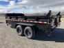 2025 Black SureTrac 7 x 14 LoPro Dump , located at 310 West 1st Ave, Big Timber, MT, 59011, (406) 901-0517, 45.833511, -109.957809 - SURE-TRAC 7 x 14 HD LO PRO DUMP TRAILER, 14K GVW, TELESCOPIC HOIST, UNDERBODY TOOL STORAGE BOX, STAKE POCKETS ON SIDE, MESH TARP, 110 VOLT BATTERY CHARGER, SIDE STEP, EZ LUBE HUBS, HD SLIPPER SPRING SUSPENSION, 16" RADIAL 10 PLY TIRES, BRAKES BOTH AXLES, SPREADER-BARN DOOR REAR GATE, REAR RAMPS, 10 - Photo#2