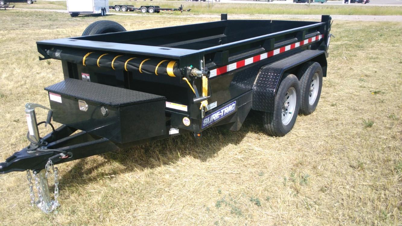 2022 Black SureTrac 5 x 10 LoPro Dump , located at 310 West 1st Ave, Big Timber, MT, 59011, (406) 860-8510, 45.833511, -109.957809 - Photo #4