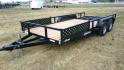 2025 Black SureTrac 7 x 16 Utility ATV , located at 310 West 1st Ave, Big Timber, MT, 59011, (406) 901-0517, 45.833511, -109.957809 - Photo#2