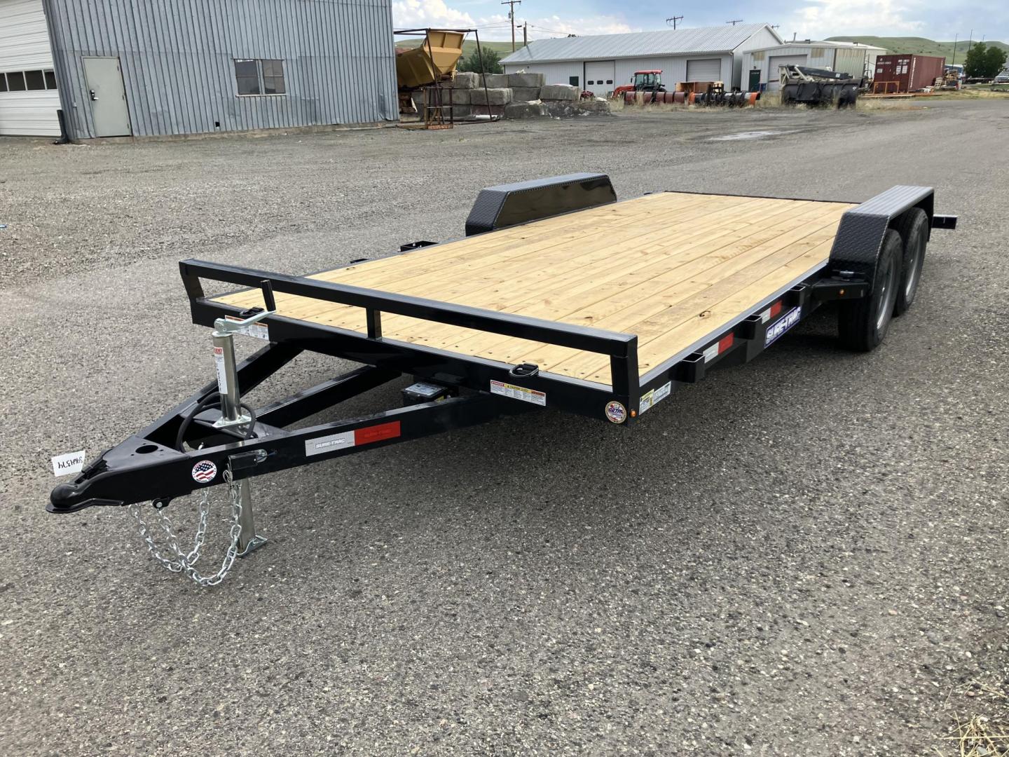 2025 Black SureTrac 7 x 18 - 7K Car Hauler , located at 310 West 1st Ave, Big Timber, MT, 59011, (406) 901-0517, 45.833511, -109.957809 - Photo#3