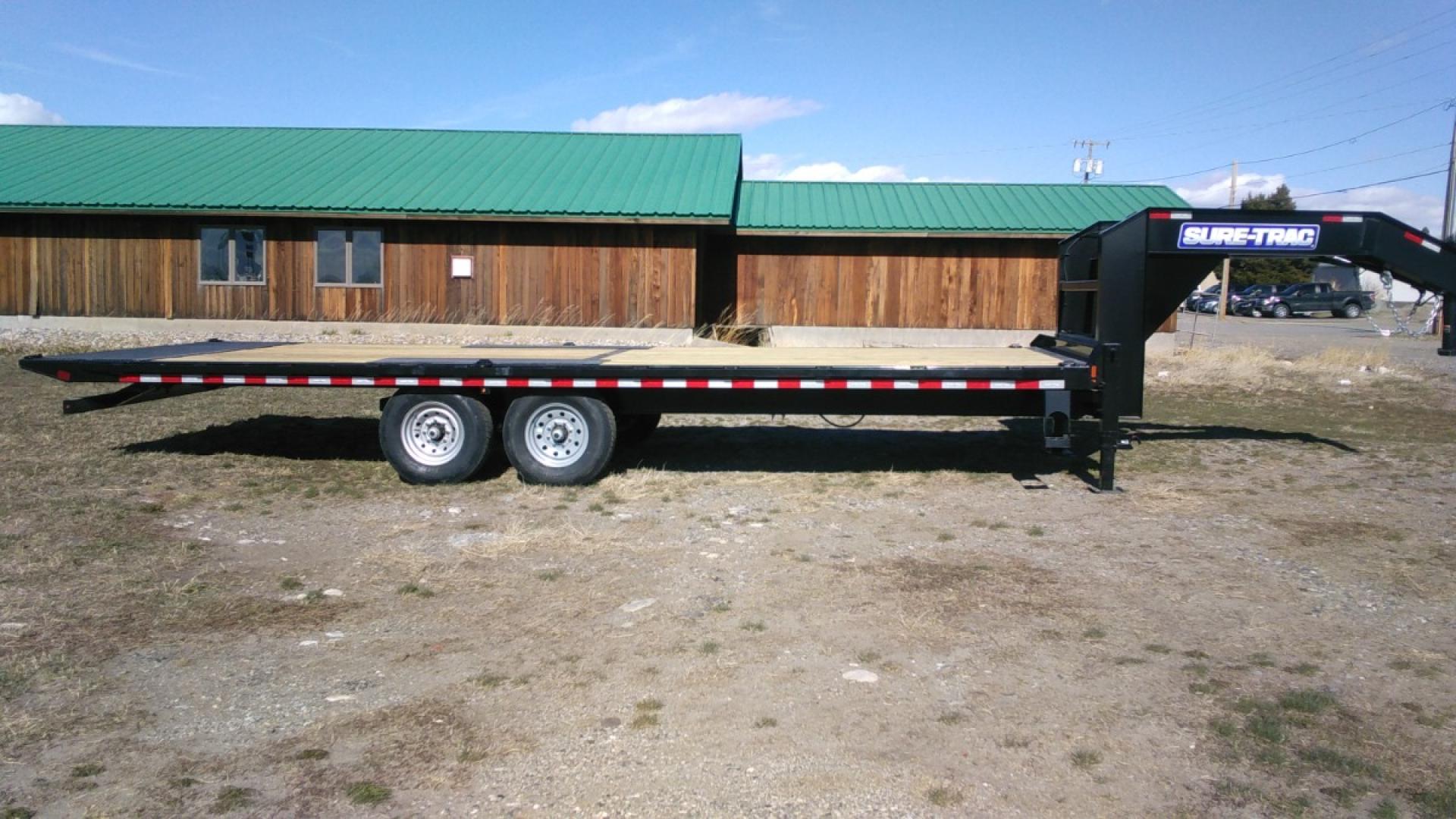 2025 Blk SureTrac 81/2 x 24 LoPro Power Tilt , located at 310 West 1st Ave, Big Timber, MT, 59011, (406) 901-0517, 45.833511, -109.957809 - SURE-TRAC 81-2 X 24 LOW PROFILE POWER TILT DECKOVER TRAILER W- DUAL RAM HOIST, 2 - 7K AXLES W- BRAKES AND EZ LUBE HUBS(15K GVW), 16"-10 PLY RADIAL TIRES, 12K JACK, SPARE TIRE CARRIER, LED LIGHTS, ADJUSTABLE 2 5-16 COUPLER, HD SLIPPER SPRING SUSPENSION, DEEP CYCLE MARINE BATTERY, PRESSURE TREATED WOO - Photo#1