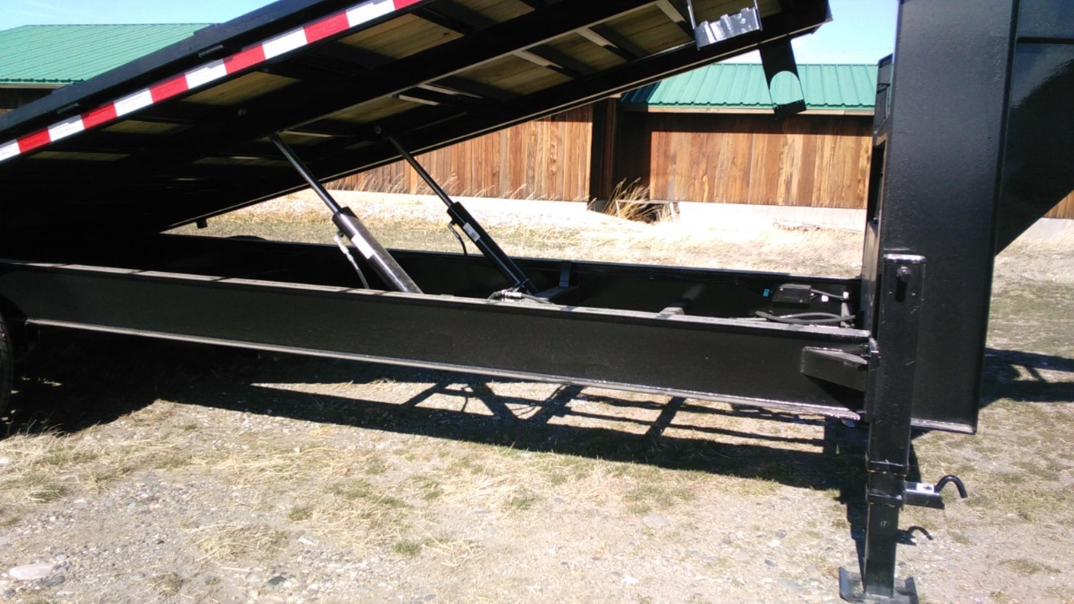 2023 Blk SureTrac 81/2 x 24 LoPro Power Tilt , located at 310 West 1st Ave, Big Timber, MT, 59011, (406) 860-8510, 45.833511, -109.957809 - SURE-TRAC 81-2 X 24 LOW PROFILE POWER TILT DECKOVER TRAILER W- DUAL RAM HOIST, 2 - 7K AXLES W- BRAKES AND EZ LUBE HUBS(15K GVW), 16"-10 PLY RADIAL TIRES, 12K JACK, SPARE TIRE CARRIER, LED LIGHTS, ADJUSTABLE 2 5-16 COUPLER, HD SLIPPER SPRING SUSPENSION, DEEP CYCLE MARINE BATTERY, PRESSURE TREATED WOO - Photo #6