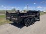 2025 Black SureTrac 7 x 14 GN LoPro Dump , located at 310 West 1st Ave, Big Timber, MT, 59011, (406) 901-0517, 45.833511, -109.957809 - NEW SURE-TRAC 7 X 14 LOPRO GN DUMP, 14K GVW, HD TELESCOPIC HOIST, 10 GA FLOOR, HD SLIPPER SPRING SUSPENSION, 7K AXLES W- EZ LUBE HUBS, LED LIGHTS, ELECTRIC BRAKES BOTH AXLES, COMBO BARN DOOR-SPREADER REAR GATE, HD REAR STOW RAMPS, 10 PLY - 16" RADIAL TIRES, STAKE POCKETS, ADJUSTABLE GN COUPLER, (5) - Photo#3