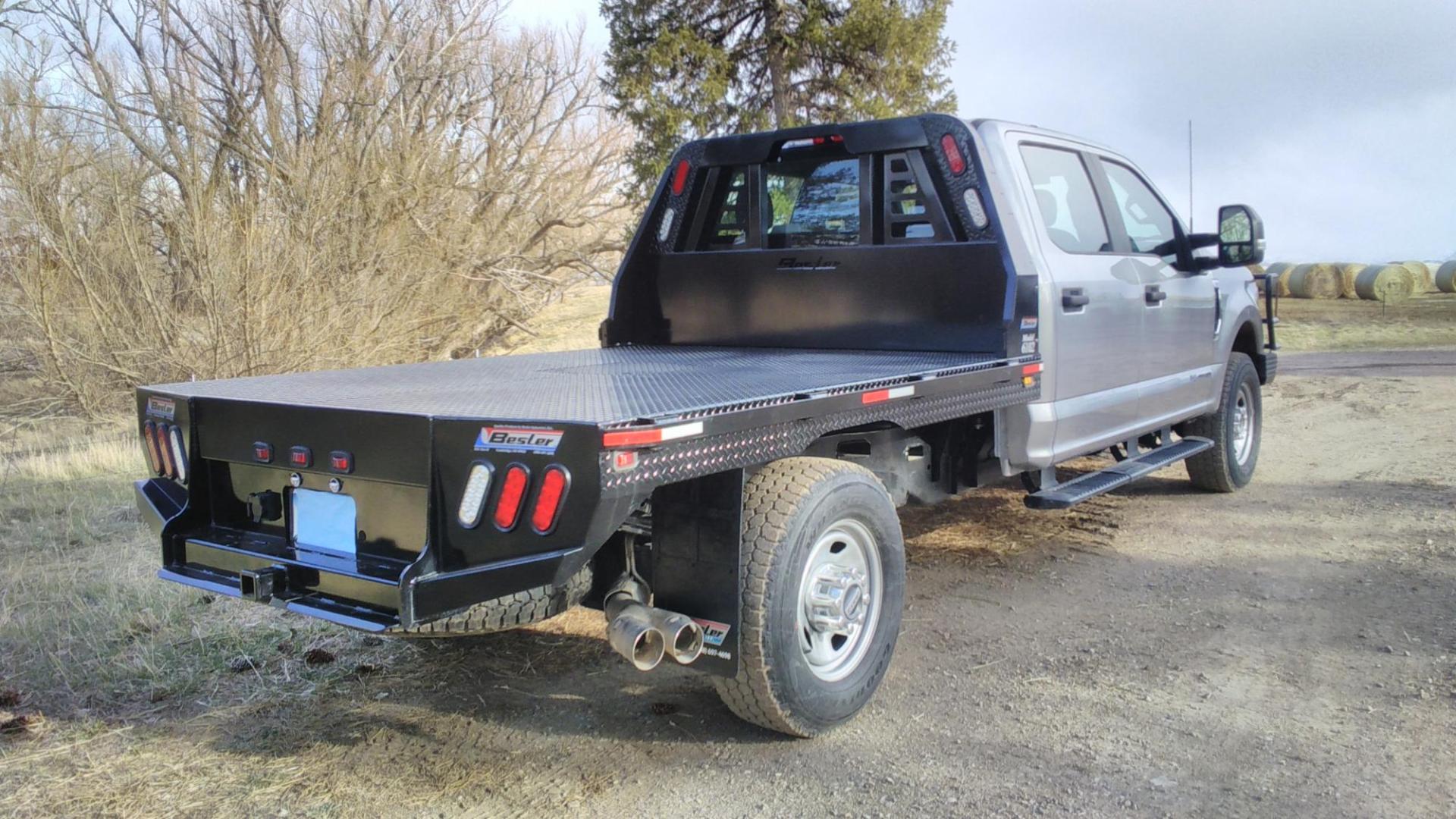 2024 Black Besler Flatbed , located at 310 West 1st Ave, Big Timber, MT, 59011, (406) 901-0517, 45.833511, -109.957809 - ALL NEW BESLER 6000, 7000, 8000 and 9000 SERIES FLATBEDS, GN HITCH W- 30K TOW BALL, REAR RECEIVER HITCH, 7 ROUND TRAILER PLUG, LED LIGHTS, STAKE POCKETS-RUB RAIL, TAPERED REAR CORNERS., POWDERCOATED FINISH. INSTALLATION AVAILABLE FOR AN ADDITIONAL FEE BUY THE BEST- BUY A BESLER! Model 6087 (SRW - Photo#2