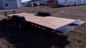 2025 Black Kaufman 7 x 14 + 8 Equipment Tilt , located at 310 West 1st Ave, Big Timber, MT, 59011, (406) 901-0517, 45.833511, -109.957809 - New Kaufman Deluxe 7 x 14 + 8 Equipment Tilt, 15K GVW, 2 - 7K axles with EZ lube hubs and electric brakes, 8' stationary - 14'-6" tilt, hydraulic cushion cylinder, treated wood deck, HD slipper spring suspension, 16" - 10 ply radial tires, 6" c-channel frame, 6" c-channel full wrap tongue, 3" channe - Photo#3