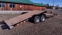 2025 Black Kaufman 7 x 14 + 8 Equipment Tilt , located at 310 West 1st Ave, Big Timber, MT, 59011, (406) 901-0517, 45.833511, -109.957809 - New Kaufman Deluxe 7 x 14 + 8 Equipment Tilt, 15K GVW, 2 - 7K axles with EZ lube hubs and electric brakes, 8' stationary - 14'-6" tilt, hydraulic cushion cylinder, treated wood deck, HD slipper spring suspension, 16" - 10 ply radial tires, 6" c-channel frame, 6" c-channel full wrap tongue, 3" channe - Photo#5