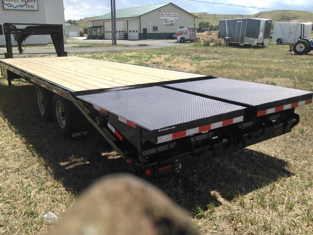 2022 Black DCT 81/2 x 25 GN Deckover , located at 310 West 1st Ave, Big Timber, MT, 59011, (406) 860-8510, 45.833511, -109.957809 - New DCT 81/2 x 20 + 5 GN Deckover Equipment, 14K GVW, HD slipper spring suspension, EZ lube hubs, 16