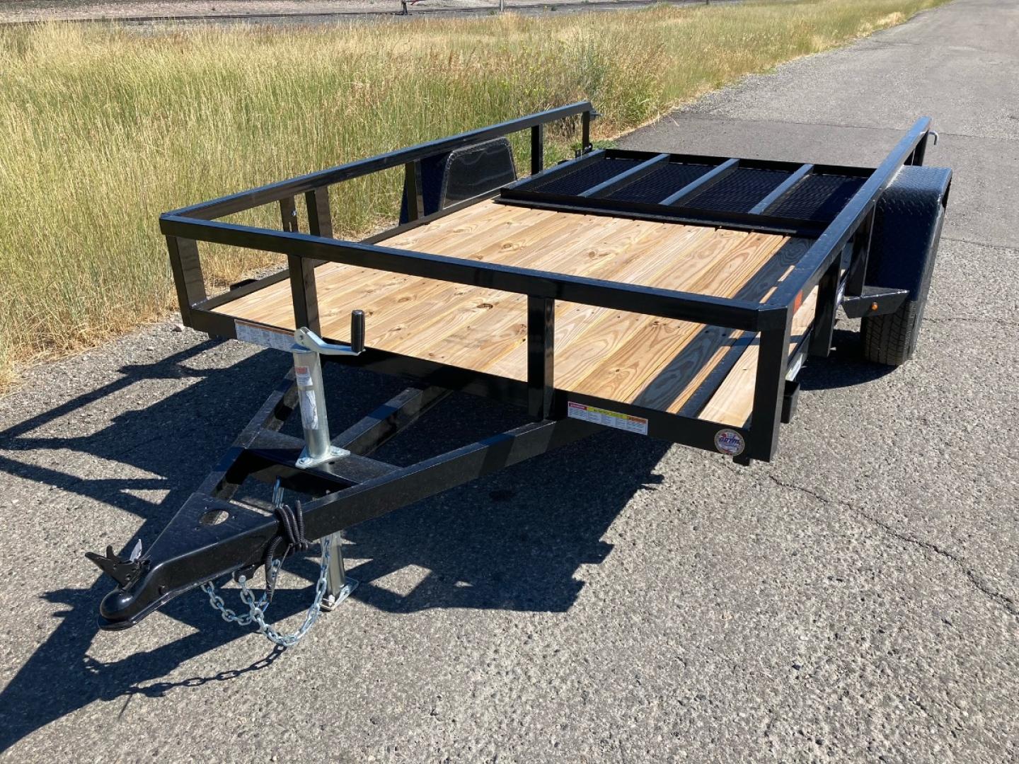2025 Black SureTrac 6 x 12 Tube Top Utility , located at 310 West 1st Ave, Big Timber, MT, 59011, (406) 901-0517, 45.833511, -109.957809 - Photo#4