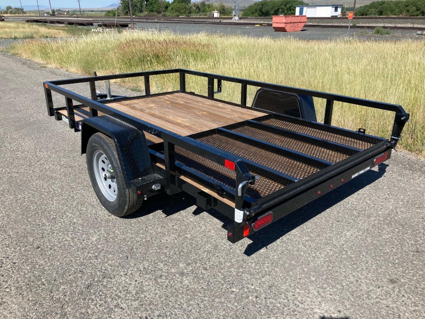 2025 Black SureTrac 6 x 12 Tube Top Utility , located at 310 West 1st Ave, Big Timber, MT, 59011, (406) 901-0517, 45.833511, -109.957809 - Photo#5