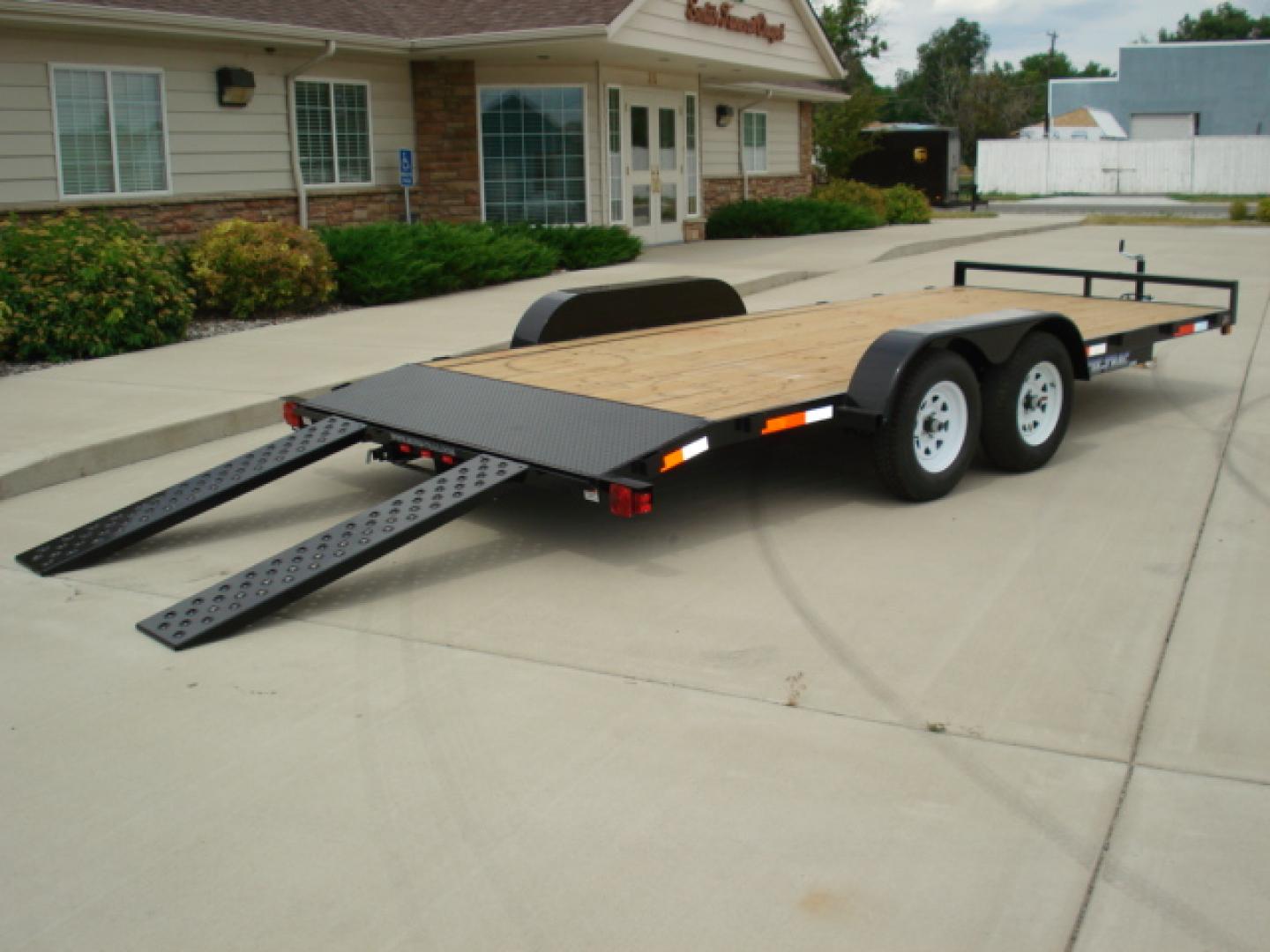 2025 , located at 310 West 1st Ave, Big Timber, MT, 59011, (406) 901-0517, 45.833511, -109.957809 - NEW SURE-TRAC 7 X 16 C-CHANNEL CAR HAULER, 7K GVW, ELECTRIC BRAKES BOTH AXLES, REAR STOW RAMPS, LED LIGHTS, TREATED WOOD DECK, (4) D-RING TIE DOWNS, STAKE POCKETS, 2' TREAD PLATE DOVETAIL, EZ LUBE HUBS, 15" RADIAL TIRES, SPRING SUSPENSION, SPARE MOUNT, SET BACK TOP WIND JACK, POWDER COAT FINISH. - Photo#3