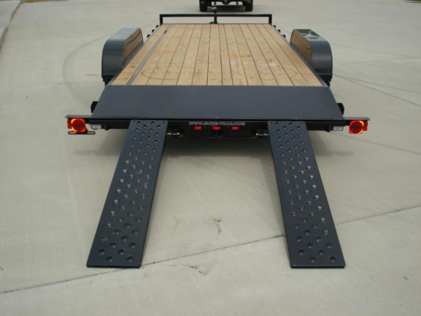 2025 , located at 310 West 1st Ave, Big Timber, MT, 59011, (406) 901-0517, 45.833511, -109.957809 - NEW SURE-TRAC 7 X 16 C-CHANNEL CAR HAULER, 7K GVW, ELECTRIC BRAKES BOTH AXLES, REAR STOW RAMPS, LED LIGHTS, TREATED WOOD DECK, (4) D-RING TIE DOWNS, STAKE POCKETS, 2' TREAD PLATE DOVETAIL, EZ LUBE HUBS, 15" RADIAL TIRES, SPRING SUSPENSION, SPARE MOUNT, SET BACK TOP WIND JACK, POWDER COAT FINISH. - Photo#4